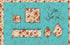 3168 - Orange Ditsy Daisies